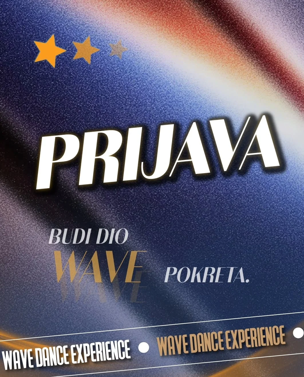 Prijave za Wave Dance Experience!